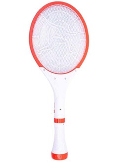2-in-1 Handheld Bug Zapper Racket Electric Fly Swatter , Electric stun bat to kill flying insects, without any chemicals or unpleasant odors, rechargeable, contains LED light to attract insects and is equipped with a night light, safe stun net with effective electrical voltage to kill insects instantly, equipped with a safety button to protect children