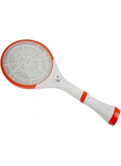 Generic 2-in-1 Handheld Bug Zapper Racket Electric Fly Swatter , Electric stun bat to kill flying insects, without any chemicals or unpleasant odors, rechargeable, contains LED light to attract insects and is equipped with a night light, safe stun net with effective electrical voltage to kill insects instantly, equipped with a safety button to protect children  - Image 3