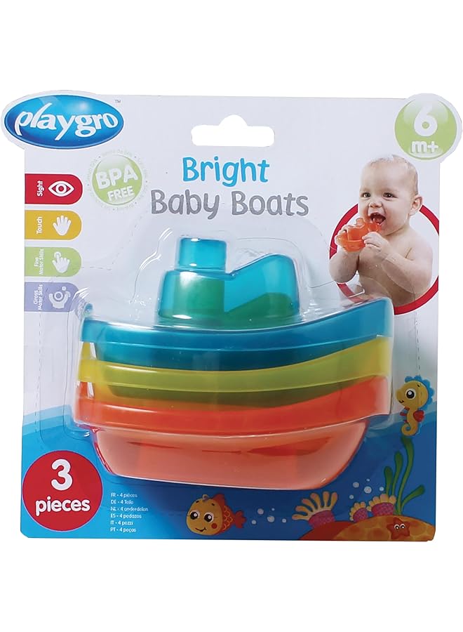 PLAYGO Bright Baby Boats Piece Of 1 Multicolor - Image 2