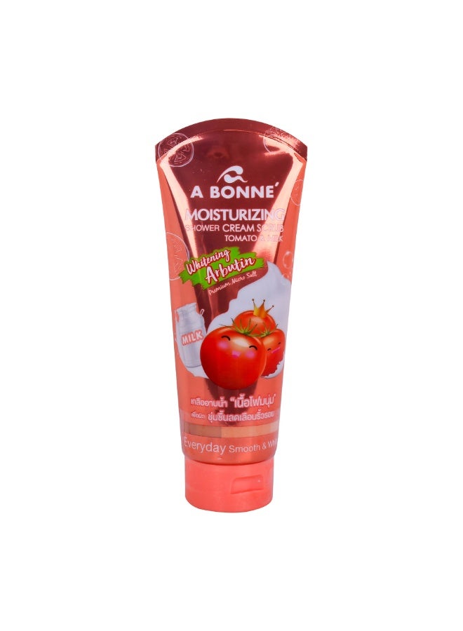 Tomato And Milk Moisturizing Shower Cream Scrub 350g