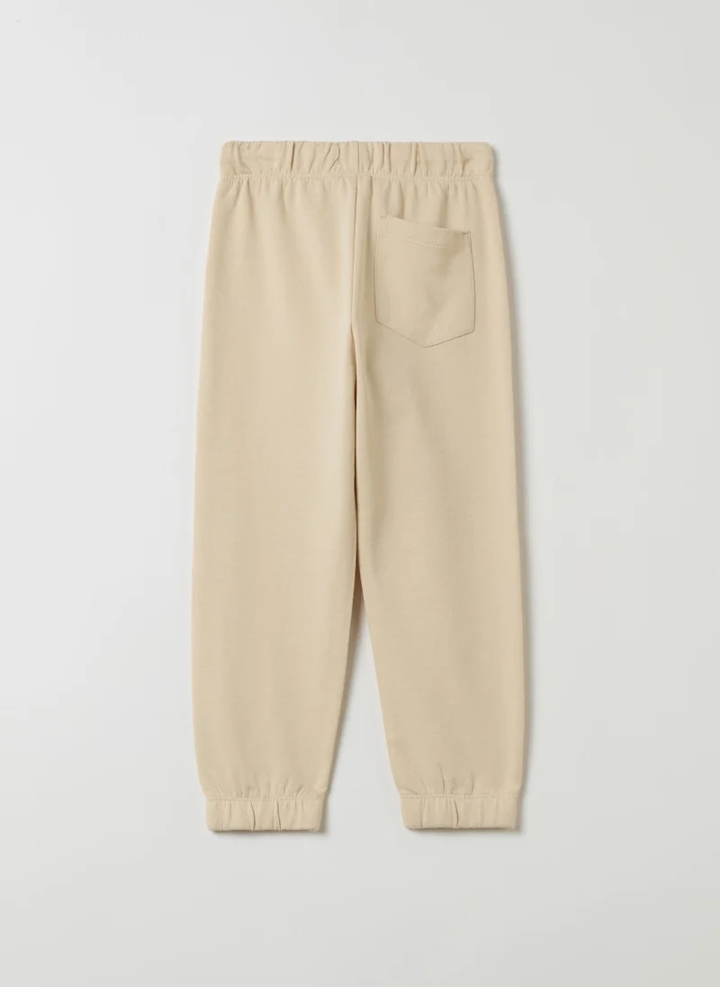او في اس Fleece Joggers With Drawstring