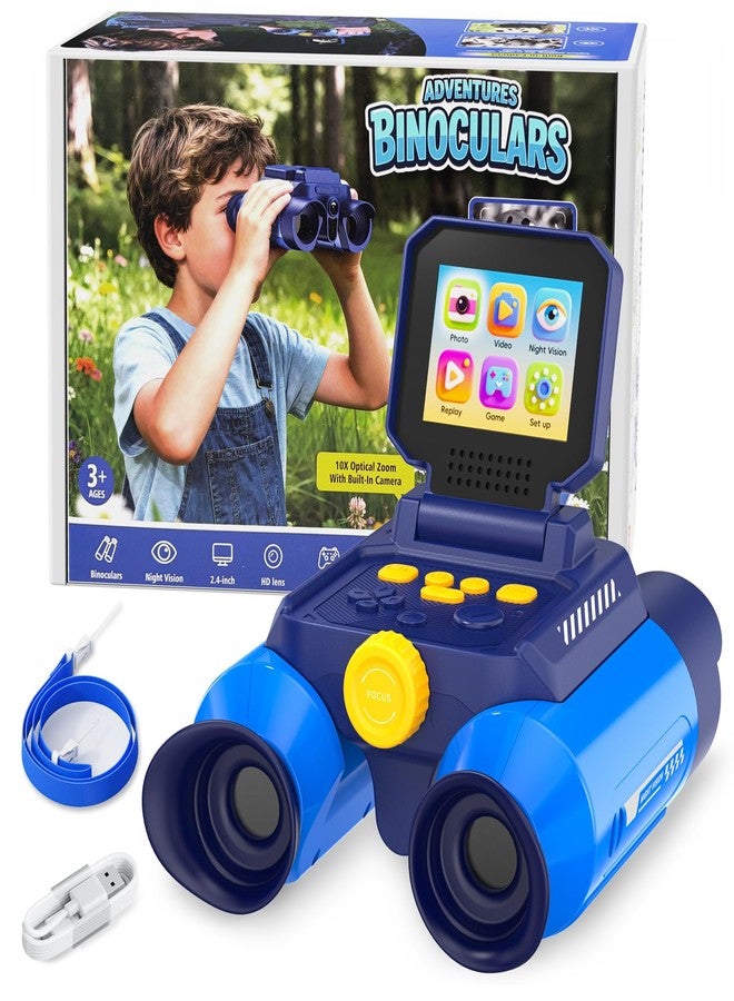 OAEBLLE Nature Exploration Toys, 2.4" IPS Screen Digital Wildlife Camera with Night Vision & 10X Zoom, Kids Outdoor Play Equipment for Children Ages 4-8 8-12, Bird Watching Camping Gifts for Boy Girls - Image 1