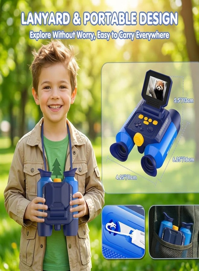 OAEBLLE Nature Exploration Toys, 2.4" IPS Screen Digital Wildlife Camera with Night Vision & 10X Zoom, Kids Outdoor Play Equipment for Children Ages 4-8 8-12, Bird Watching Camping Gifts for Boy Girls - Image 3