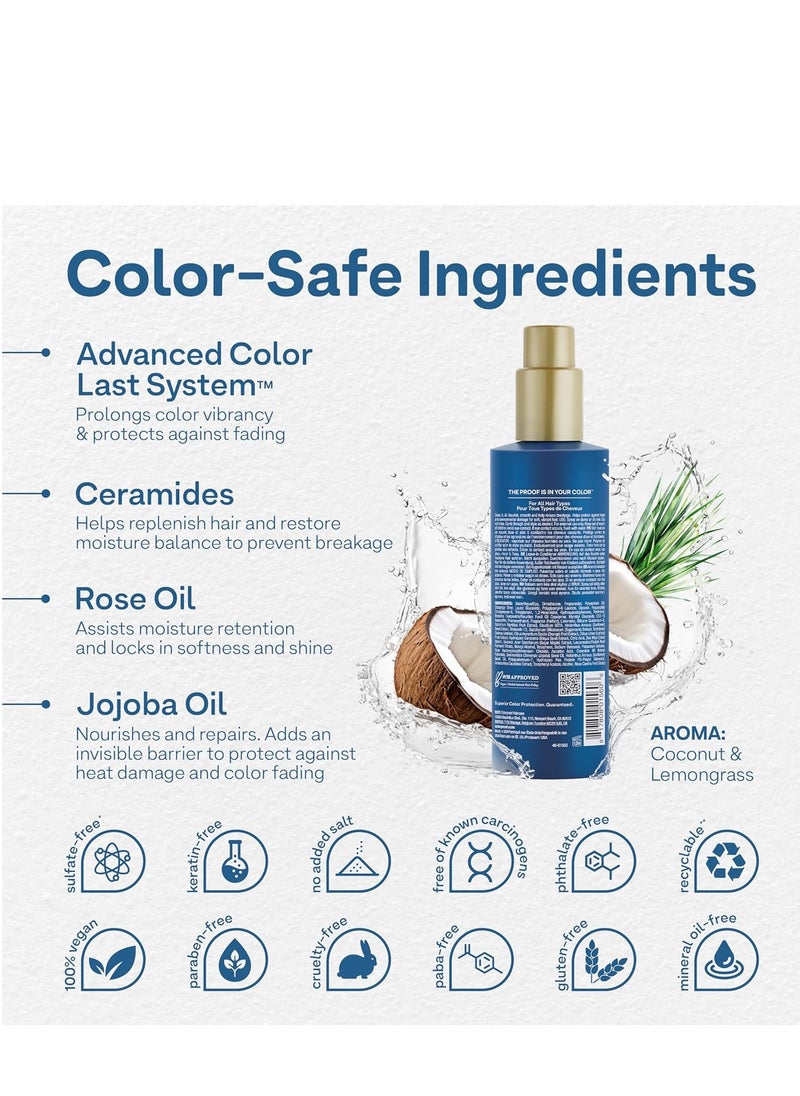 ColorProof Colorproof Leave-In Treatment Spray 8.5 Fl. Oz. Heat Protection Spray for Hair, Smoothing and Detangling Spray with Color Protection, Coconut & Lemongrass Scent  - Image 3