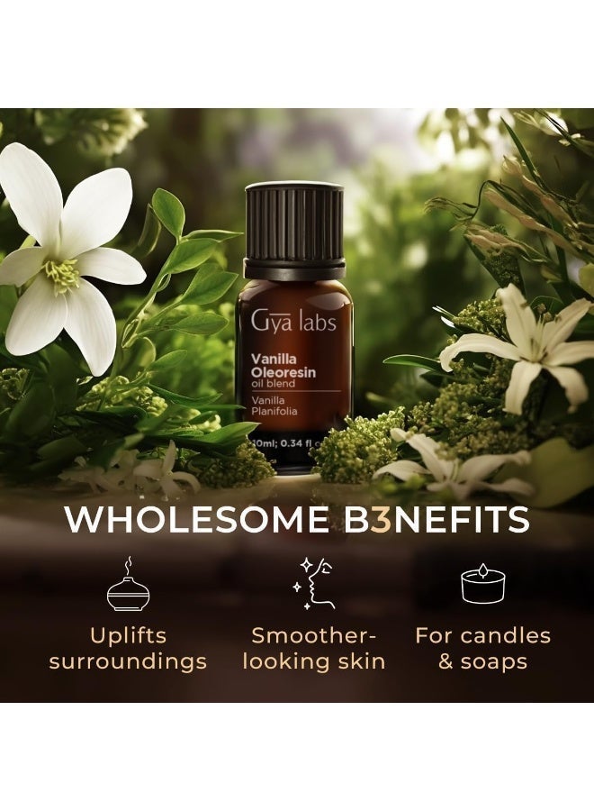 gya labs Vanilla Essential Oil for Skin, Diffuser & Aromatherapy - Vanilla Essential Oil for Hair, Skin, Diffusers & Aromatherapy - Perfect for Home Fragrance & DIY Candle Making - Image 5