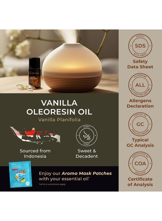 gya labs Vanilla Essential Oil for Skin, Diffuser & Aromatherapy - Vanilla Essential Oil for Hair, Skin, Diffusers & Aromatherapy - Perfect for Home Fragrance & DIY Candle Making - Image 4