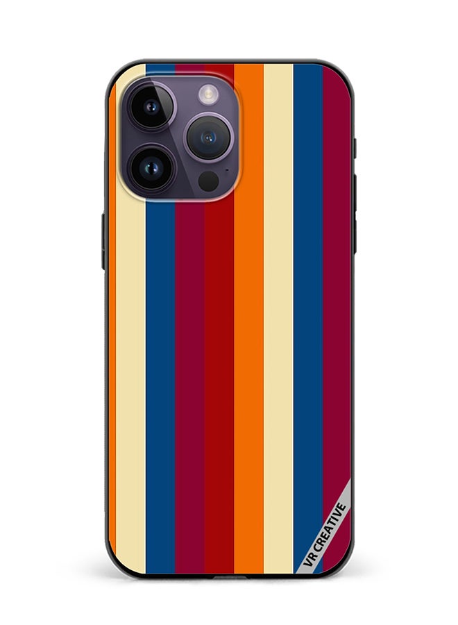 Protective Case Cover For Apple iPhone 16 Pro Max Layers Design Multicolour