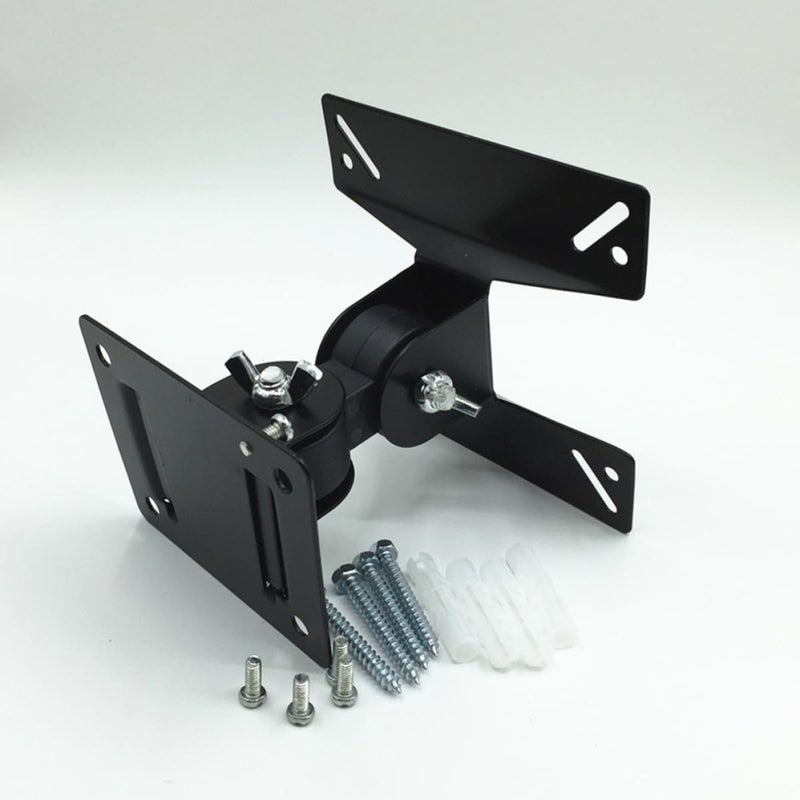 DOITOOL Adjustable Tv Rotation Holder Wall Mount Bracket for Flat Screen Tvs with 180° Swivel, Fixed Support and Screws Included, Home Entertainment Accessories - Image 4