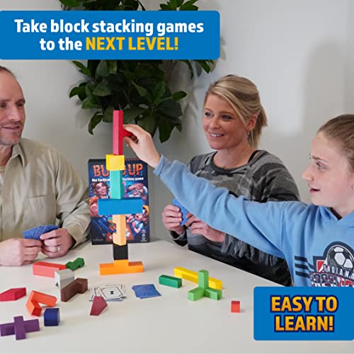 Continuum Games Build Up The Classic Block Stacking Game 20 Block Tumbling Tower Balancing Game 26 Players Ages 8 and Up - Image 5