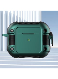 Case Cover Tank TPU+PC Wireless Earphone Protective Case For AirPods 3 Green