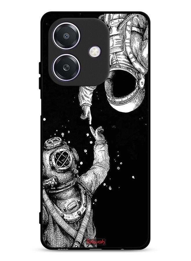 Tolwak Oppo A3x 5G Protective Case Cover Astronauts - Image 1