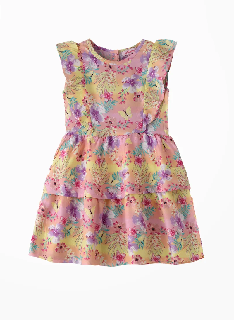 Jelliene Blooming Adventures: Girls' Dress Comfort, Style & Twirls