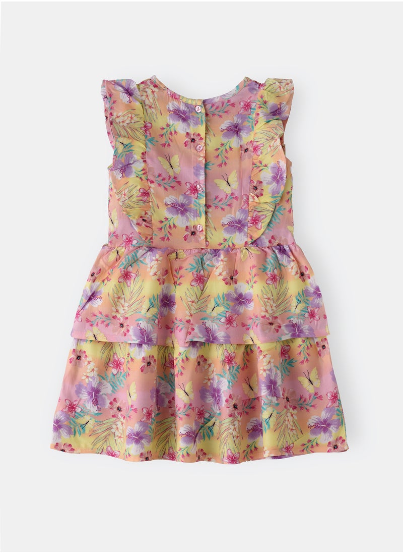 Jelliene Blooming Adventures: Girls' Dress Comfort, Style & Twirls  - Image 2