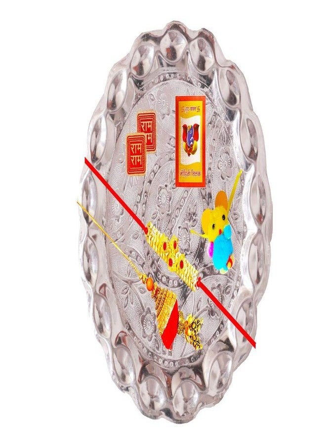 SUNINOW RAKSHBANDHAN SPECIAL RAKHI COMBO PACK OF 3 GOLDEN WRIST BAND ,LUMBA SET RAKHI FOR BROTHER BHABHI AND KIDS WITH ROLI FOR TILAK CEREMONY DESIGNER SWASTIK LUMBA RAKHI COMBO | RAKHI FOR BROTHER | RAKHI GIFT | RAKHI FOR BHABHI | RAKHI FOR BROTHER RAKSHA BANDHAN BRACELET | RAKHI SET | RAKHI THALI - Image 1