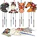 Fennoral 8 Pack Wind Chime Kit for Kids Make Your Own Horse Head Wind Chime Wooden Arts and Crafts for Girls Boys Ornaments DIY Coloring Horse Craft for Art Activity Birthday Party Supplies - Image 4