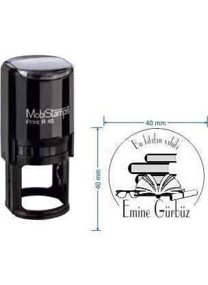 Mobistamps R40 Personalized Library Stamp  - Image 2
