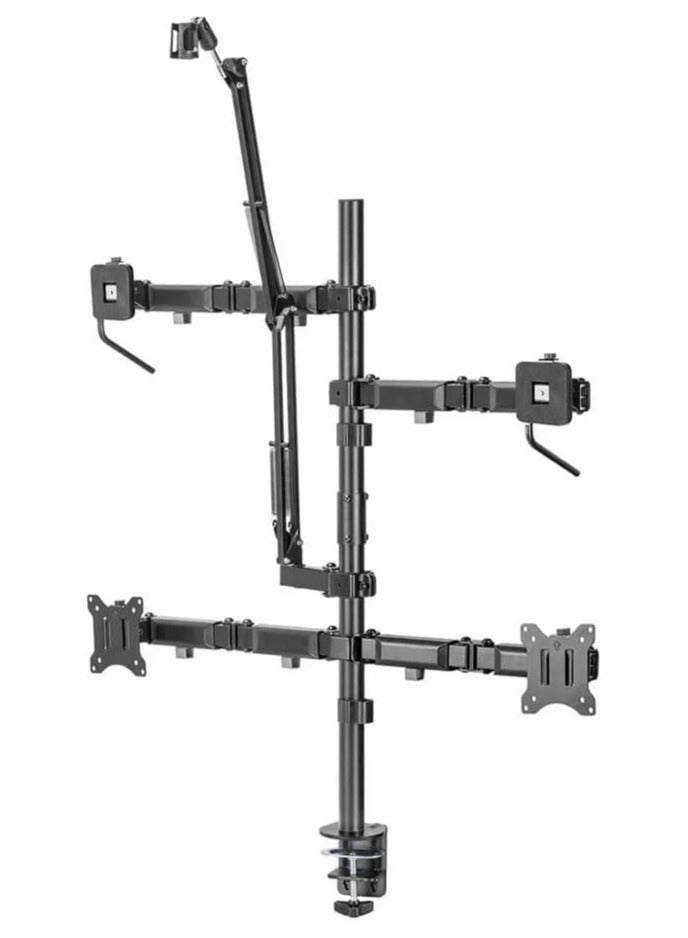 Skilltech All-In-One Studio Camera Adapter Setup with Single Monitor Mount – Adjustable Universal Camera & Screen Holder for Home Studio, Content Creation, Streaming, and Video Production - Image 2