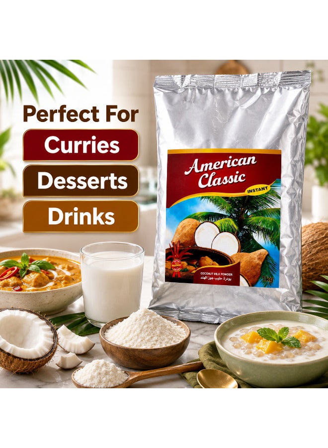 AMERICAN CLASSIC COCONUT MILK POWDER - 1 KG - Image 4