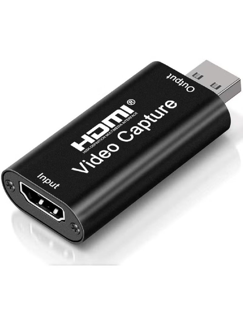 UMIXPRO Portable Audio Video Capture Cards HDMI to USB 2.0 1080P 4K Record Via DSLR Camcorder Action Cam for High Definition Acquisition Live Broadcasting - Image 1