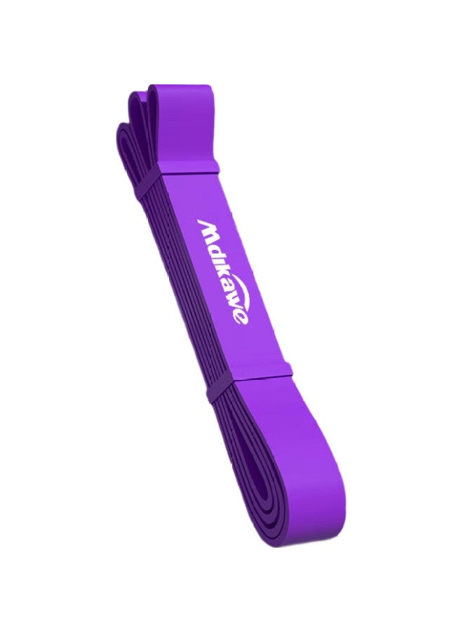 Mdikawe Elastic Resistance Band For Men And Women, Fitness Rope, Rehabilitation Pull Band, Training Pull-Up Aid, Yoga Exercise Band, Purple - Image 3