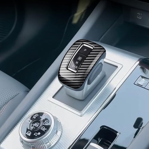 Hyorabyn Gear Shift Lever Knob Shifter Head Cover Trim for Mitsubishi New Outlander 2022 2023 Interior Center Consoles Decoration Car Accessories 3PC/Set Carbon Fiber Color - Image 4