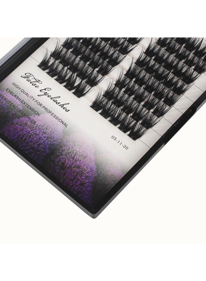 Dedila Large Pack 80 Clusters Thickness 0.07Mm D Curl Individual False Eyelashes Diy Lashes Extesnions Dramatic Look Makeup Volume Eye Lashes Extensions Wide Stem (12Mm) - Image 3