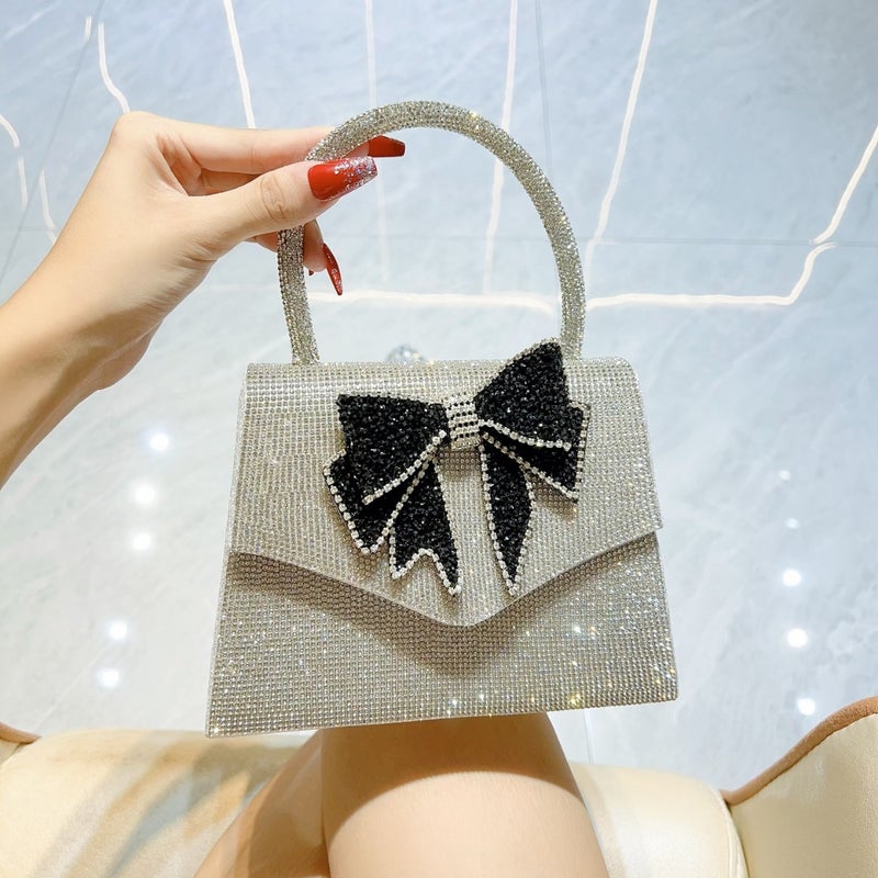 New Swallowtail Butterfly Handbag Wedding Dress Birthday Celebrity Banquet Evening Dress Crossbody Bag Evening Bag - Image 1