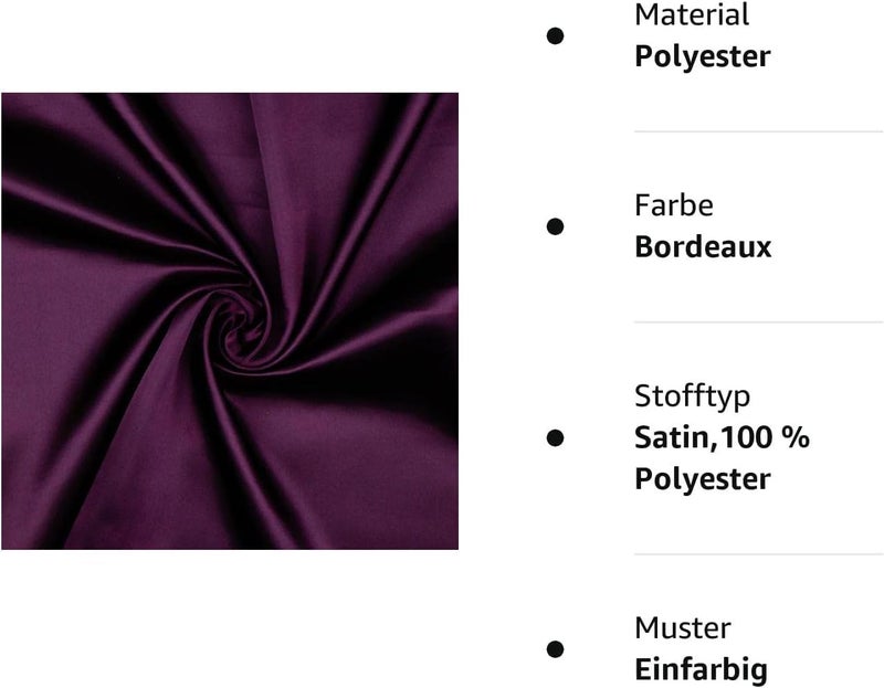 Olpad Insulated Plain Solid 100% Blackout Fabric Material for Curtains Sofa Cover Cloth Material for Sofa Curtain Furnishing Upholstery for Living Room-Decor,Clothing,Carnival (2 Meter, Violet) - Image 3