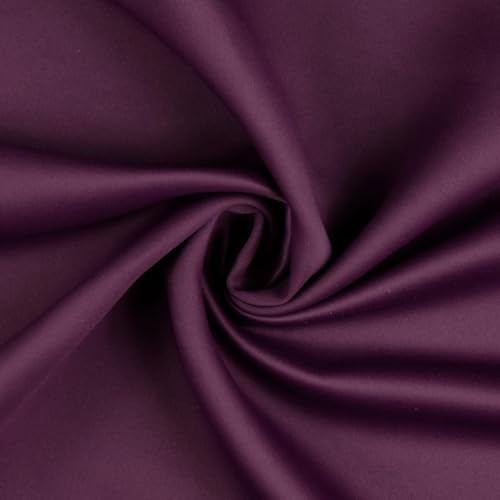 Olpad Insulated Plain Solid 100% Blackout Fabric Material for Curtains Sofa Cover Cloth Material for Sofa Curtain Furnishing Upholstery for Living Room-Decor,Clothing,Carnival (2 Meter, Violet) - Image 4