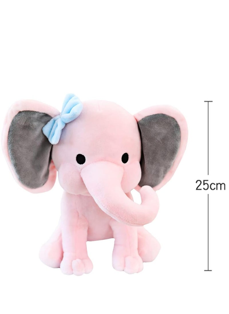 Generic - Elephant Teddy, Soft Stuffed Animal Toys Plush Elephant Gifts for Baby Shower, Perfect Kids Boys Girls Bedroom Nursery Birthday Parties Decor - Image 1