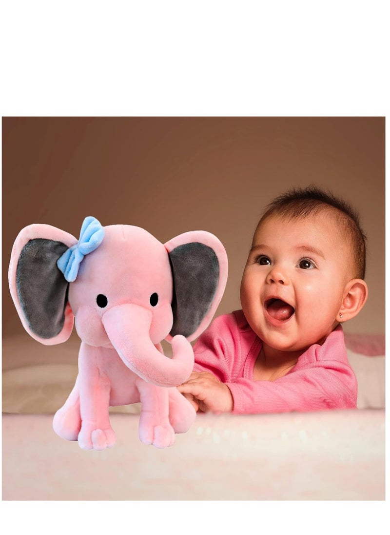 Generic - Elephant Teddy, Soft Stuffed Animal Toys Plush Elephant Gifts for Baby Shower, Perfect Kids Boys Girls Bedroom Nursery Birthday Parties Decor - Image 1