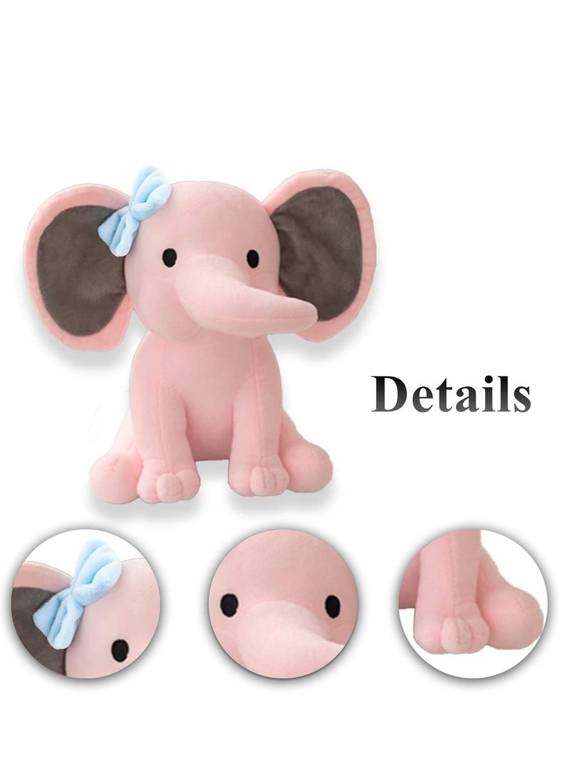 Generic - Elephant Teddy, Soft Stuffed Animal Toys Plush Elephant Gifts for Baby Shower, Perfect Kids Boys Girls Bedroom Nursery Birthday Parties Decor - Image 1