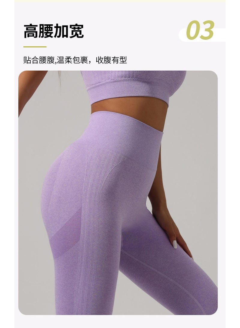 3 Piece Workout Sets for Women Butt Lifting Leggings with High Impact Sports Bra Gym Shorts - Image 4