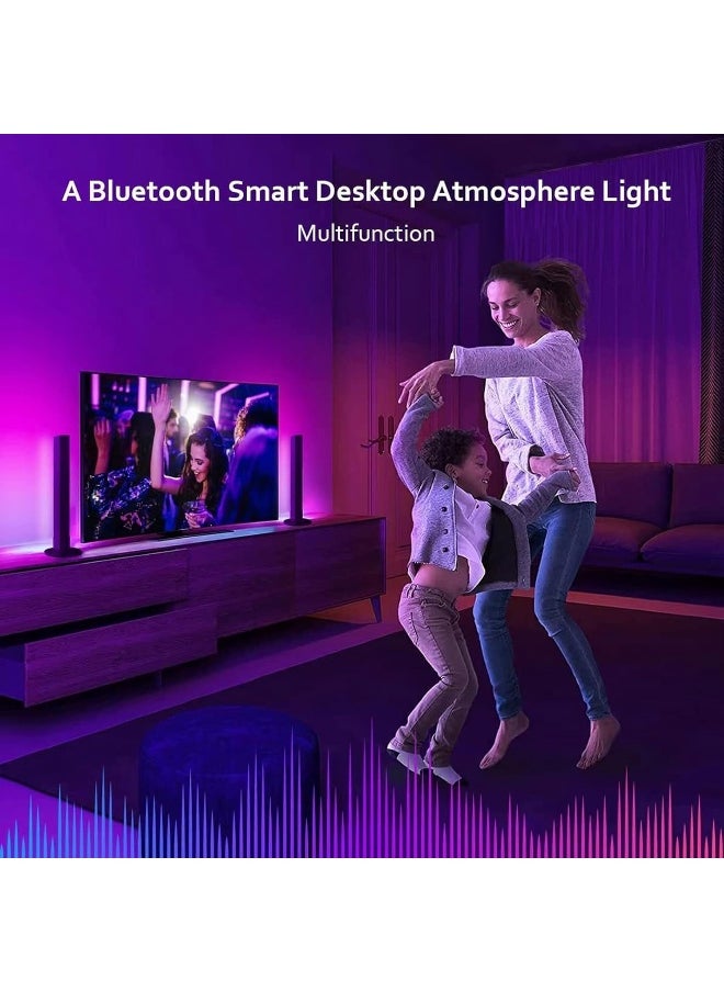 sulfar - Sulfar Smart Flow Light Bar, RGB Ambient Backlight, Music-Synced Tiktok Auxiliary Light, App-Controllable 12-Mode LED Flowing Bar for Indoor Computer, TV, Bedroom Decor - Image 1