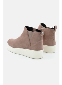 TOMS Women Jamie High Cut Zipper Closure Shoes, Tan  - Image 2