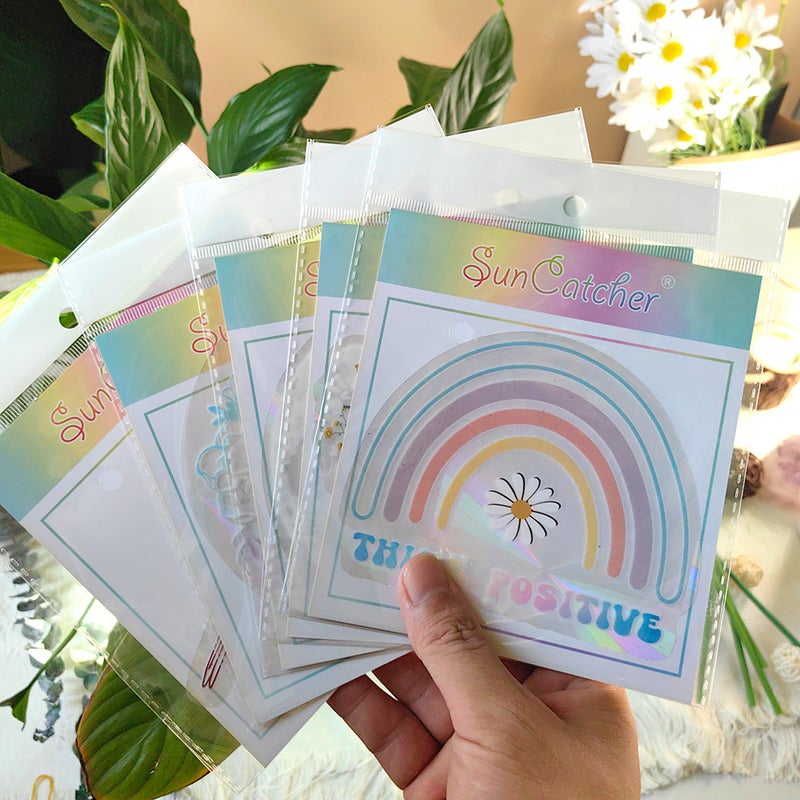 Sc001-068 Sunlight Catcher Suncatcher Rainbow Prism Glass Sticker Pvc Window Film Self-Adhesive - Image 4