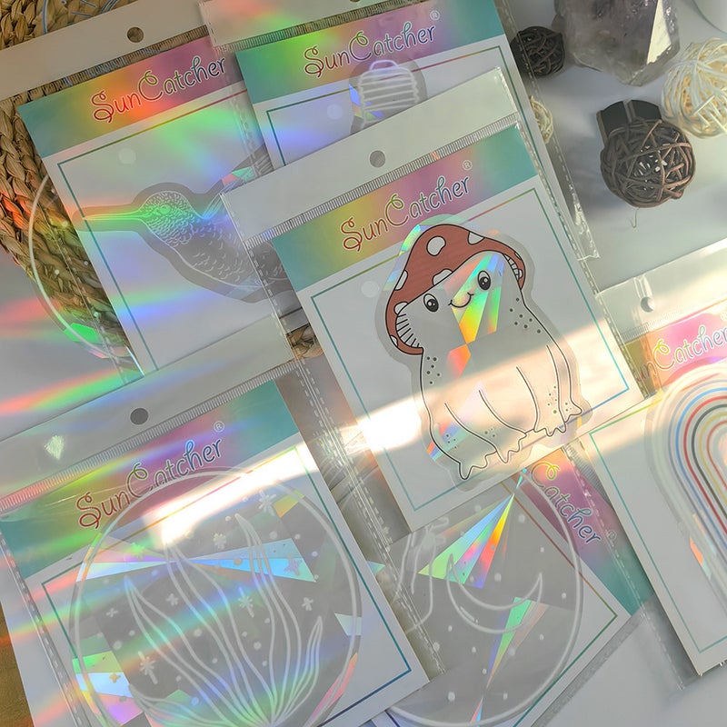 Sc001-068 Sunlight Catcher Suncatcher Rainbow Prism Glass Sticker Pvc Window Film Self-Adhesive - Image 5