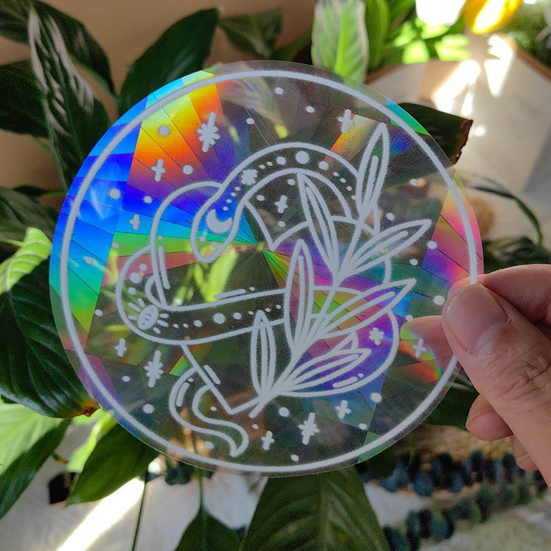 Sc001-068 Sunlight Catcher Suncatcher Rainbow Prism Glass Sticker Pvc Window Film Self-Adhesive - Image 1
