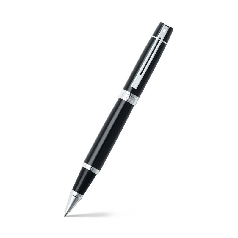 SHEAFFER Pen Sheaffer 300 E9312 Glossy Black With Chrome Plated Trims Rb - Image 1