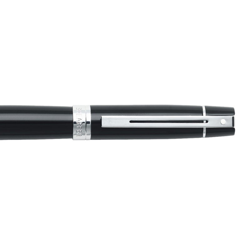 SHEAFFER Pen Sheaffer 300 E9312 Glossy Black With Chrome Plated Trims Rb - Image 4