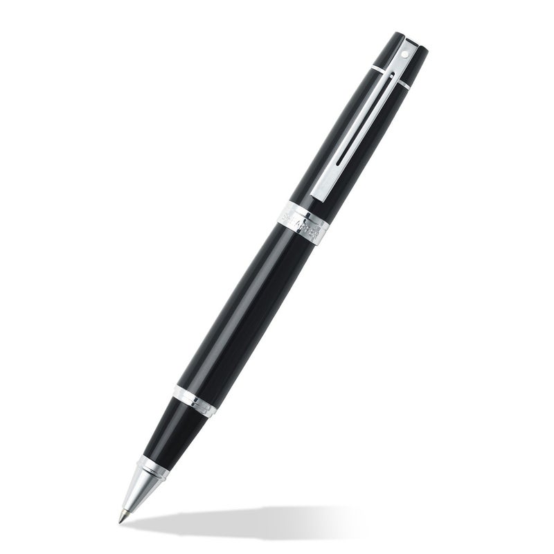 SHEAFFER Pen Sheaffer 300 E9312 Glossy Black With Chrome Plated Trims Rb - Image 5