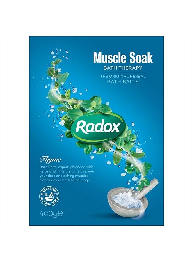 Unilever Radox Muscle Soak Herbal Bath Salts - Image 1