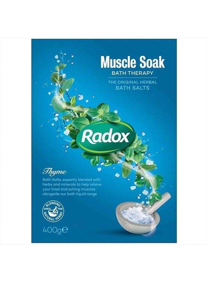 Unilever Radox Muscle Soak Herbal Bath Salts - Image 2