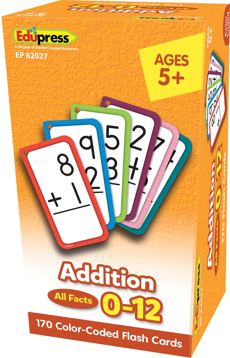 Teacher Created Resources Edupressâ„¢ Addition Flash Cards - All Facts 0-12 - Image 5