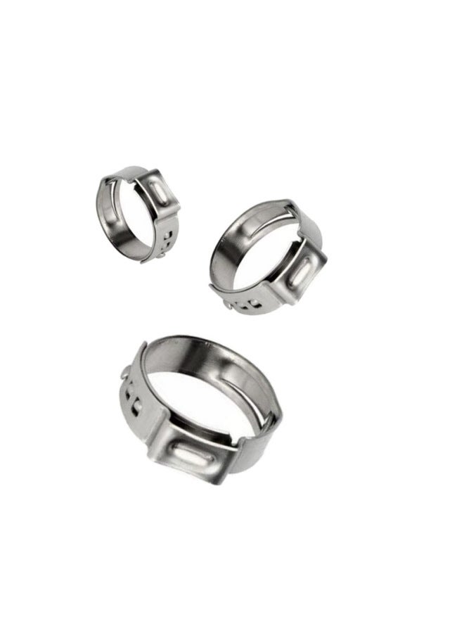 Fastening Thick Pipe Buckle Single Ear 304 Stainless Steel Stepless Clamp Throat Band Water Oil And Gas Pipe Clamp Strong Holding Ring Hoop-Specifications And Models:11.2-13.3mm  - Image 4