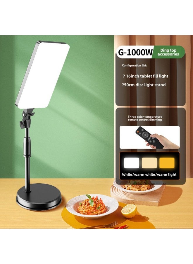 Food Fill Light Led Photography Professional Studio Anchor Desktop Still Life Jewelry Kitchen Dishes Light-Light Source Color: + Desktop Disc  - Image 1