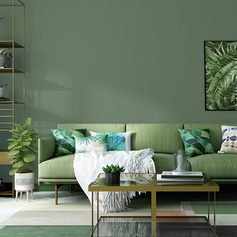 Yancorp 16"x120" Matte Sage Green Peel and Stick Wallpaper Removable Contact Paper for Cabinets and Drawers Stick in Wall Paper for Bedroom Kitchen Self-Adhesive - Image 2