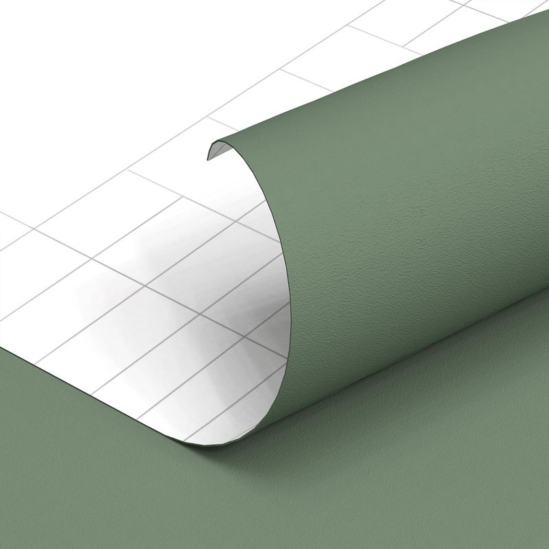 Yancorp 16"x120" Matte Sage Green Peel and Stick Wallpaper Removable Contact Paper for Cabinets and Drawers Stick in Wall Paper for Bedroom Kitchen Self-Adhesive - Image 5