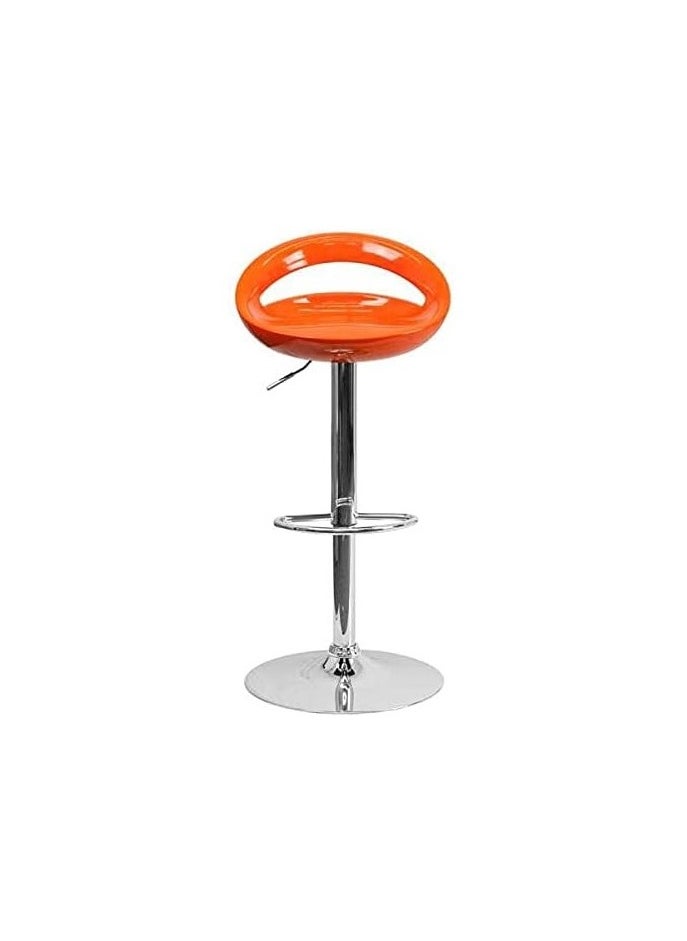 CAMA كرسي بار فيبر بتصميم عصري لون اورنج برتقالي من كاما kursi bar fibar bitasmim easriin lawn awrinj burtuqaliin min kama Fiber bar chair with a modern design, orange color from Cama  - Image 1