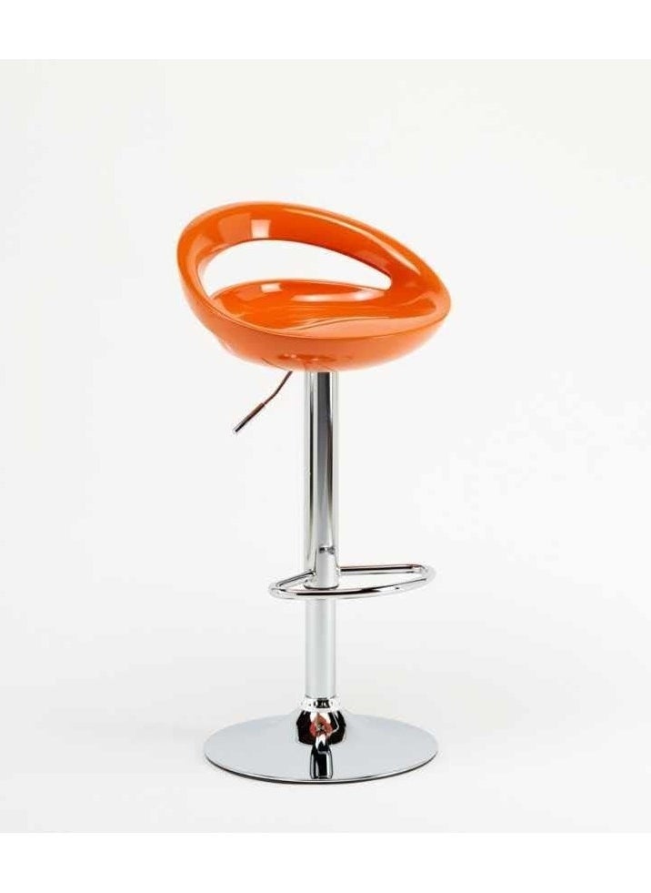 CAMA كرسي بار فيبر بتصميم عصري لون اورنج برتقالي من كاما kursi bar fibar bitasmim easriin lawn awrinj burtuqaliin min kama Fiber bar chair with a modern design, orange color from Cama  - Image 3